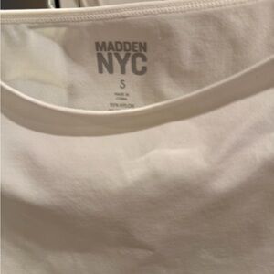 Madden NYC Women's White Top